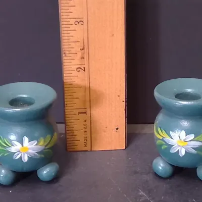 Vintage Swedish Candlestick Holders - Potterville