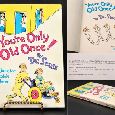 Dr Seuss You're Only Old Once 1986 First Edition First Printing Hardcover - Potterville