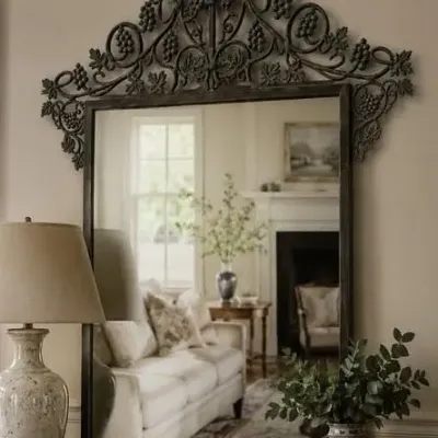 Vintage John Richard Large Mirror Grape Clusters
