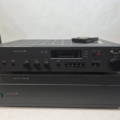 Vintage NAD Stereo Receiver 701 and Vintage NAD Stereo Power Amplifier 214
