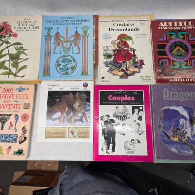 Small Collection of Vintage Art Deco Magazines and Books