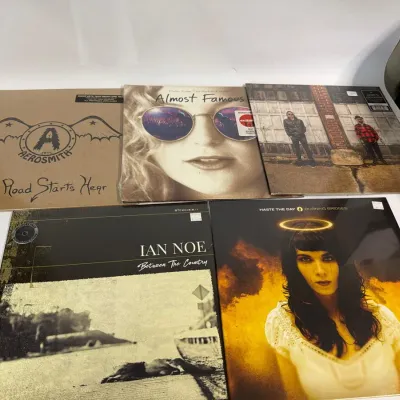 Rock, Soundtrack, and Indie Vinyl Record LP Album Lot, 5 Sealed Unopened Pieces