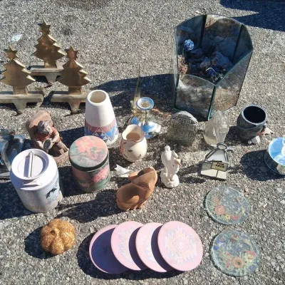 Large Collection of Various Vintage House Decorations