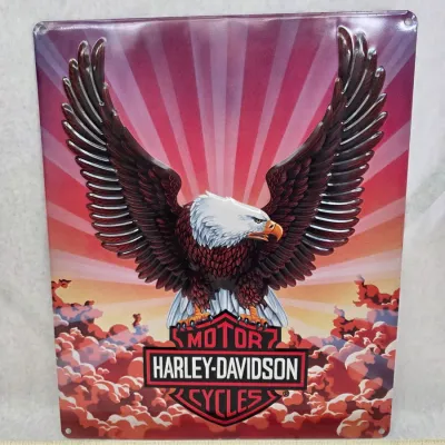 Harley-Davidson Metallic Eagle Wall Decoration