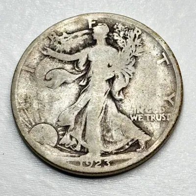 1923 S - Walking Liberty - Silver Half Dollar
