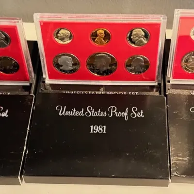 1980 / 1981 / 1982 - United States Proof Sets