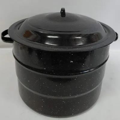 21.5 Qt Granite Ware Water Bath Canner - 7Qt or 9 Pint Jars or 12 1/2 Pint