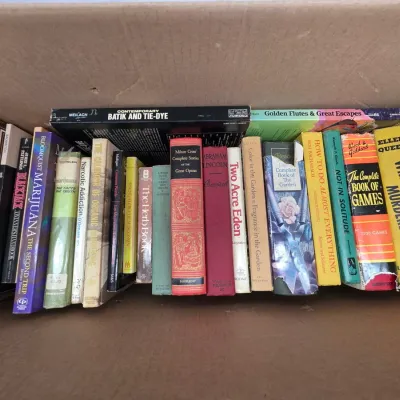 Collection of Vintage Encyclopedic Books and Novels