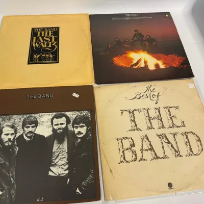 The Band Vintage Vinyl Record LP Album Lot, The Last Waltz and Self-Titled