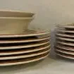 Collection of China from World Market - Dinner Plates, Salad Plates, Bowls