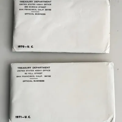 1970 / 1971 - SEALED - Uncirculated Coin Sets