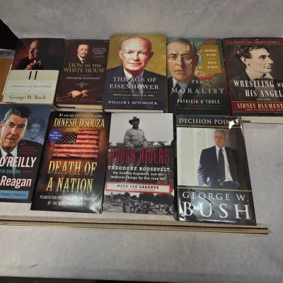 Collection of 9 Various President Biographies