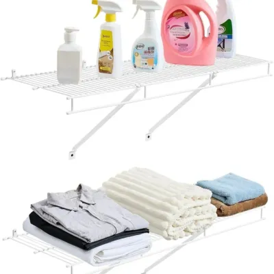 Sale Photo Thumbnail #135: New in Box Vevor White 3' Wall Mounted Shelving Kit
