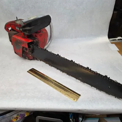 Sale Photo Thumbnail #128: Vintage Homelite Super XL Gas Chainsaw