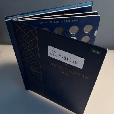 Book of 88 Lincoln Cents - Date Range 1941 - 1974
