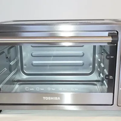 Stainless Steel Toshiba AC25CEW-SS Digital Toaster Oven with Convection Cooking