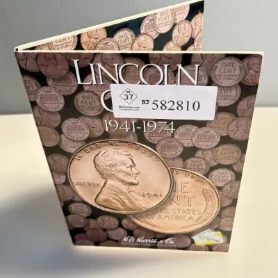 Harris Book of XF - BU Lincoln Cents - Complete Date Range 1941 - 1974