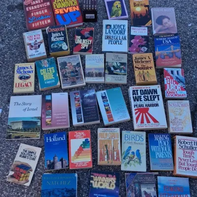 Large Collection of Vintage Novels from Various Genres