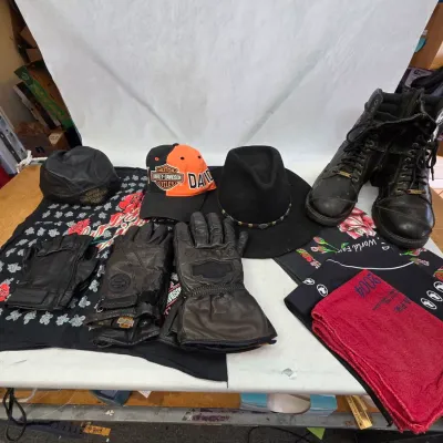 Harley-Davidson Size 12 Men's Boots, Hats, Caps, Gloves and Bandanas