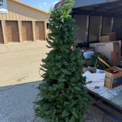 6' Pre-Lit Aspen Fir Artificial Christmas Tree