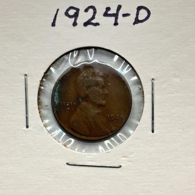 1924 D - Lincoln Wheat Cent - Key Date