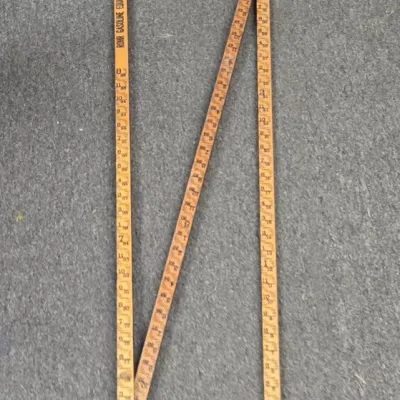 Antique Folding Yard Stick