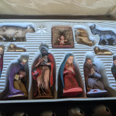 Sale Photo Thumbnail #117: Friedel Bavaria Nativity Set 