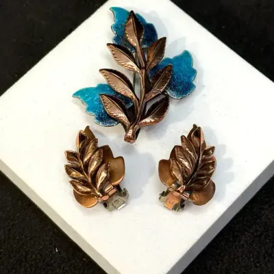 Sale Photo Thumbnail #109: Renoir Brooch & Clip Earrings