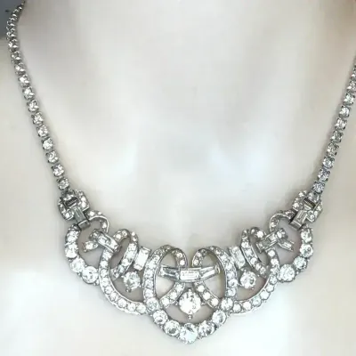 Sale Photo Thumbnail #132: Boucher Rhinestone Necklace
