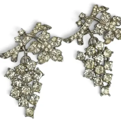 Sale Photo Thumbnail #130: Pair of Trifari Sterling Pins