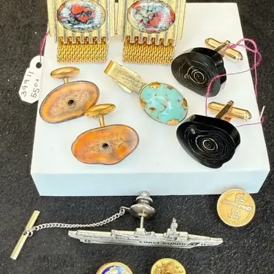 Sale Photo Thumbnail #81: Boeing 10K Pin, Cuff Links & Tie Pins