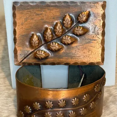 Sale Photo Thumbnail #5: Frank Rebajes Cuff & Brooch