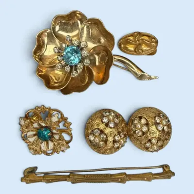Sale Photo Thumbnail #121: Marcel Boucher Signed Brooch & Other Pieces