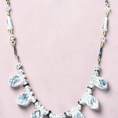Sale Photo Thumbnail #89: Crystal Droplet Choker