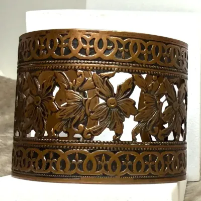 Sale Photo Thumbnail #31: Wide Solid Copper Cuff Bracelet