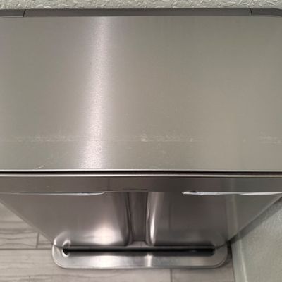 Simplehuman 58 Liter/15.3 Gallon Dual Compartment Step Can