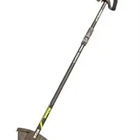 Ryobi 40V HP Brushless cordless string trimmer featuring an adjustable front handle and safety guard.