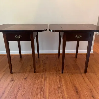Drop-Leaf Tables with Drawers