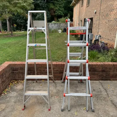 Little Giant Model 19 Ladder & All American 6-Ft Stepladder