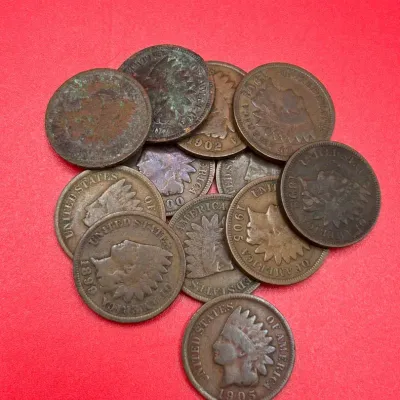 12 Indian Head Cents