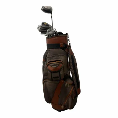 Vintage Brown Knight Golf Bag & More