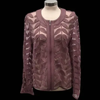 Neiman Marcus Leather Collection Full Zip Jacket