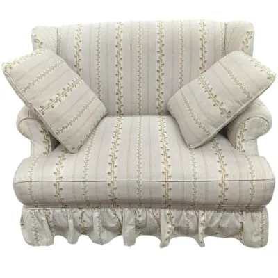 Vintage Cottage Style Rocking Loveseat 