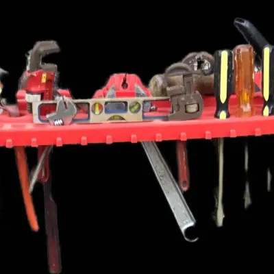 Mixed Hand and Power Tool Lot - Craftsman Drill, Black & Decker Saw & Toolbox