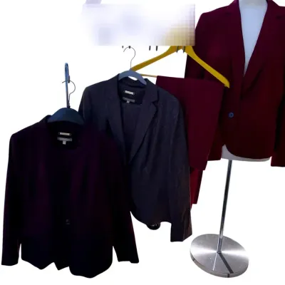 3 Talbots Ladies 2-piece Pants Suits 
