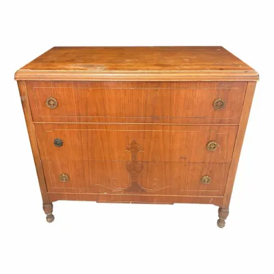 Vintage Wooden Chest Of Drawers