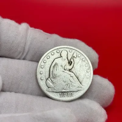 1868-S Silver Seated Liberty Half Dollar