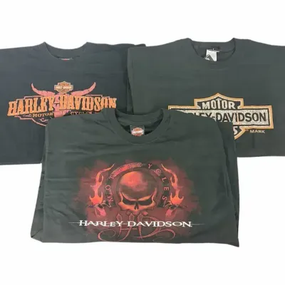 3 Large Harley Davidson T-shirts 