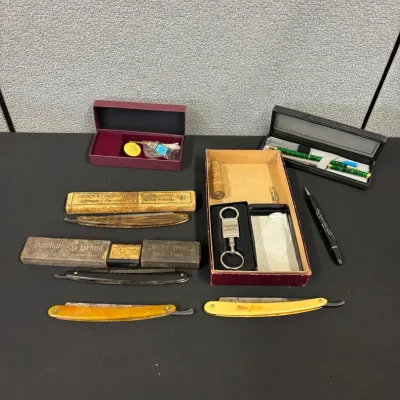 Vintage Shaving Razors And Other Trinkets