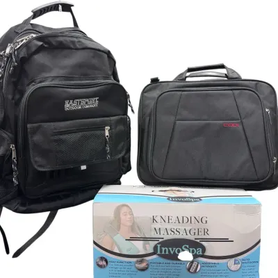 Neck Massager, Laptop Case And Backpack